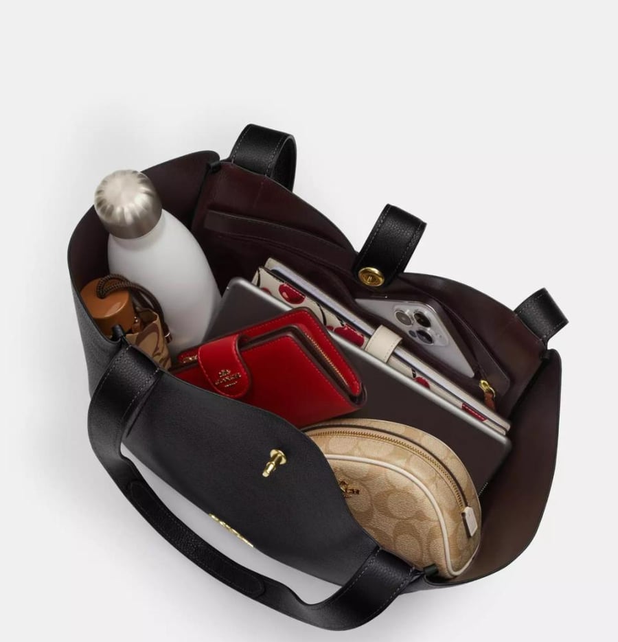 Hadley Turnlock Tote Bag