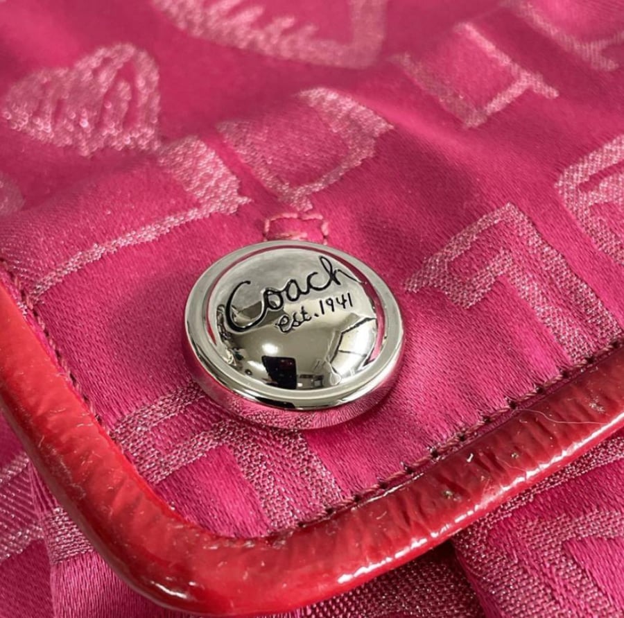 Y2K COACH Bag Legacy pink