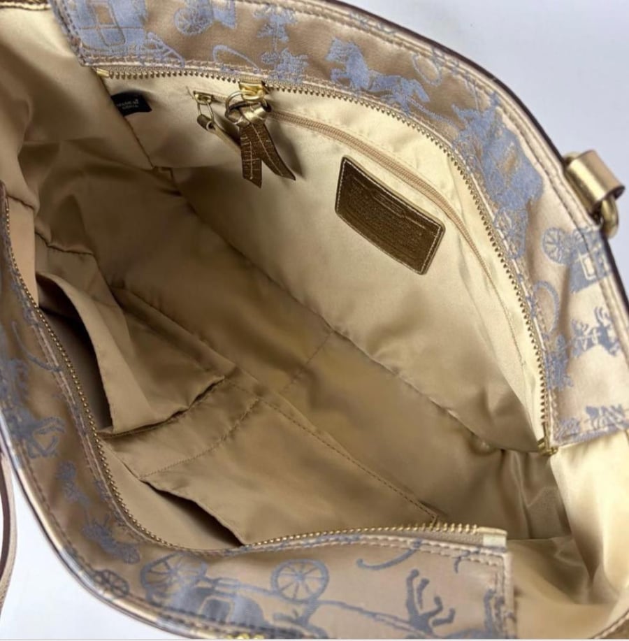 Coach Patchwork Tote Signature y2k 2009