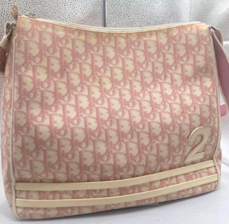 Christian Dior Trotter No. 2 shoulder bag, pink.