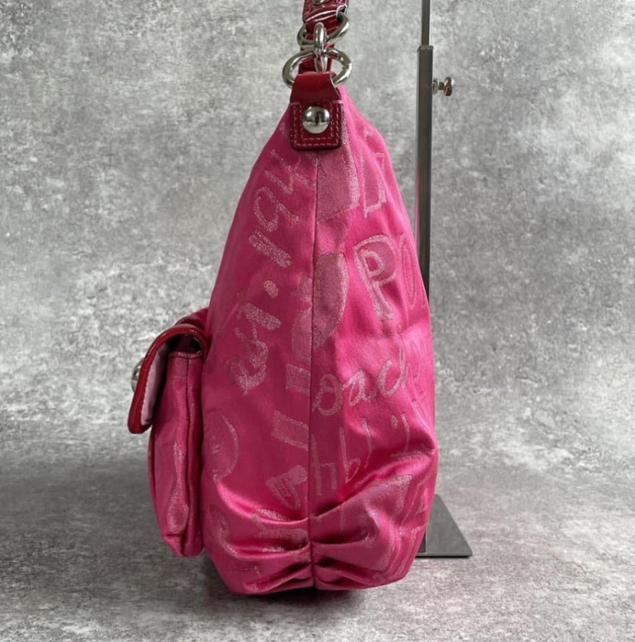Y2K COACH Bag Legacy pink
