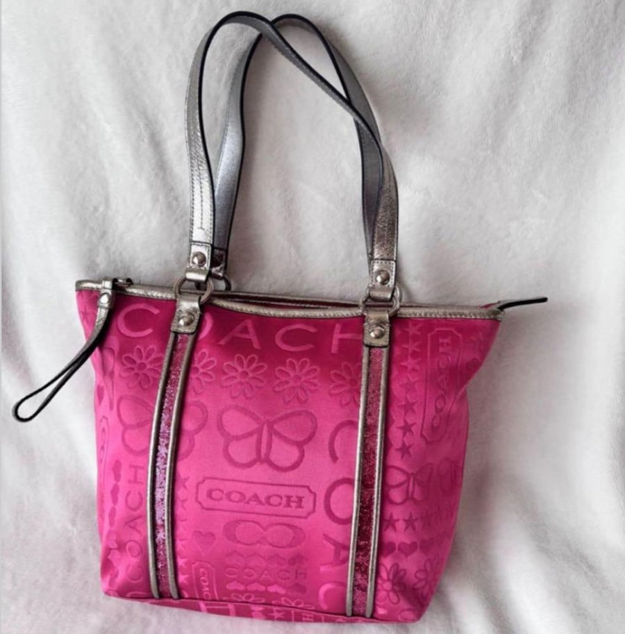 COACH  Pink Tote Bag Y2K