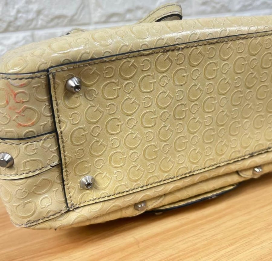 GUESS Studded Handbag, 2-Way Shoulder Bag, Y2K