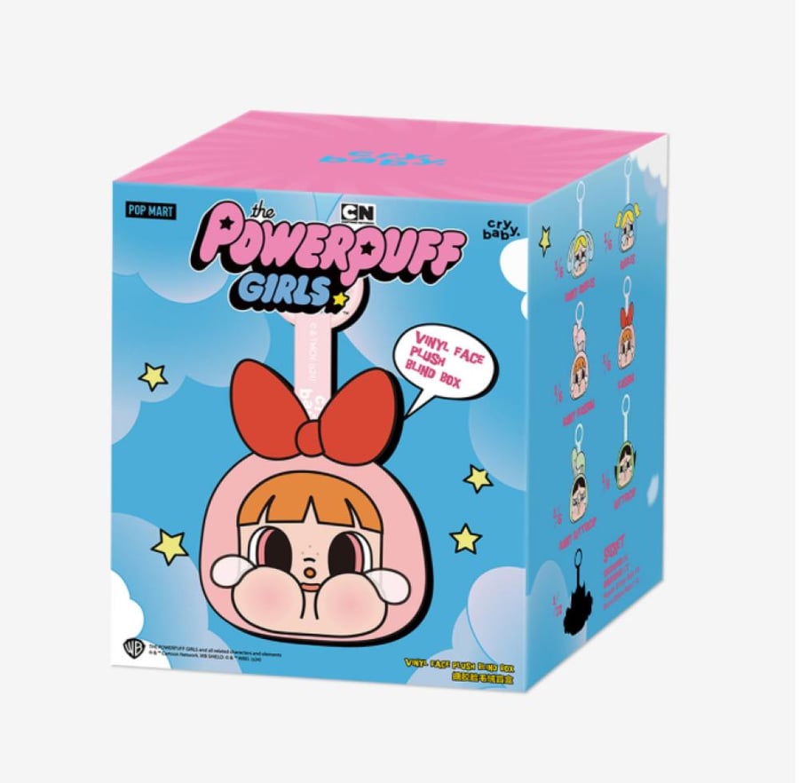 CRYBABY × Powerpuff Girls Series-Vinyl Face Plush Blind طلب مسبق من ٣ إلى ٤ أسابيع لتوصيل التقريبي  ⭕️⭕️