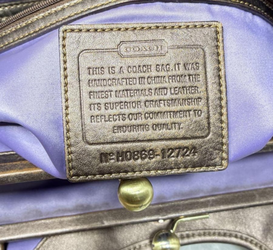 Tote vintage coach y2k