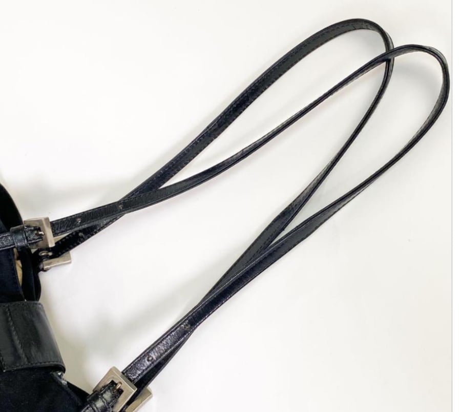 FENDI Mamma Bucket One Shoulder Bag – Black