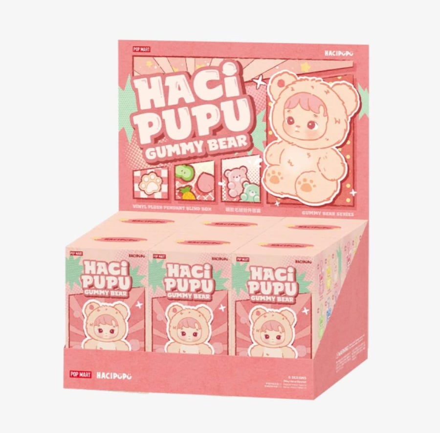 HACIPUPU Gummy Bear Series-Vinyl Plush Pendant Blind Box