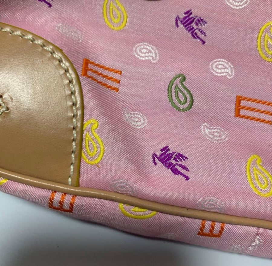 Pink Etro handbag, tote bag