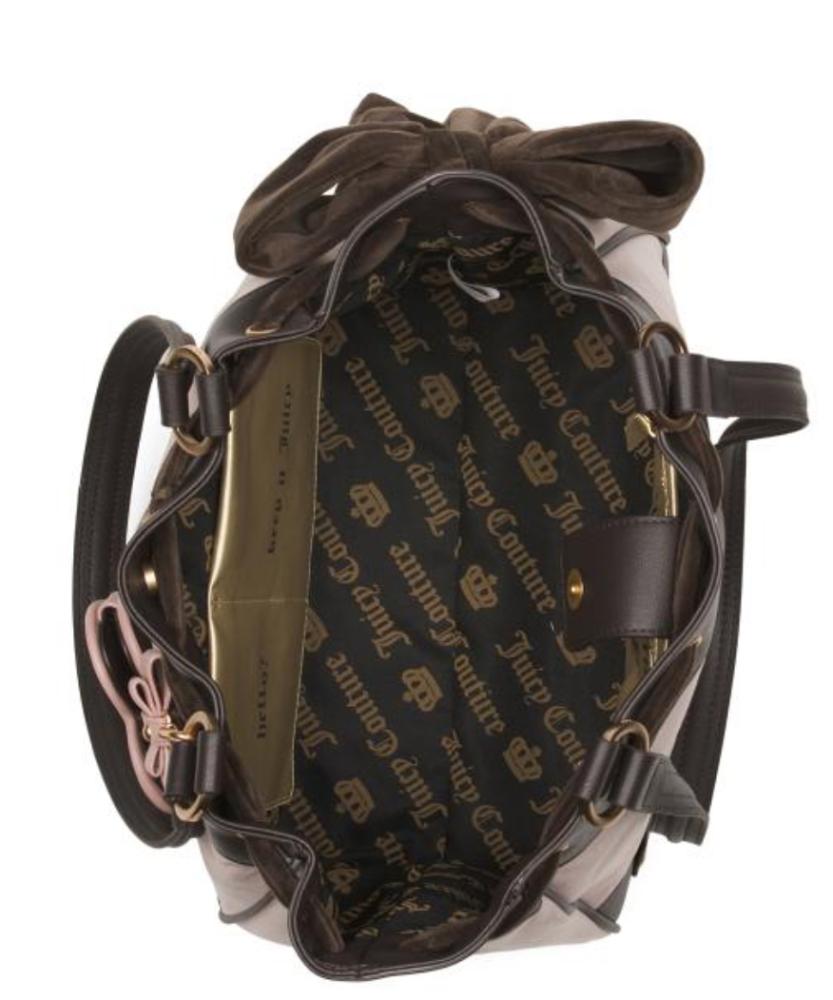 JUICY COUTURE crown velour tote (فوري محدود Discontinued)