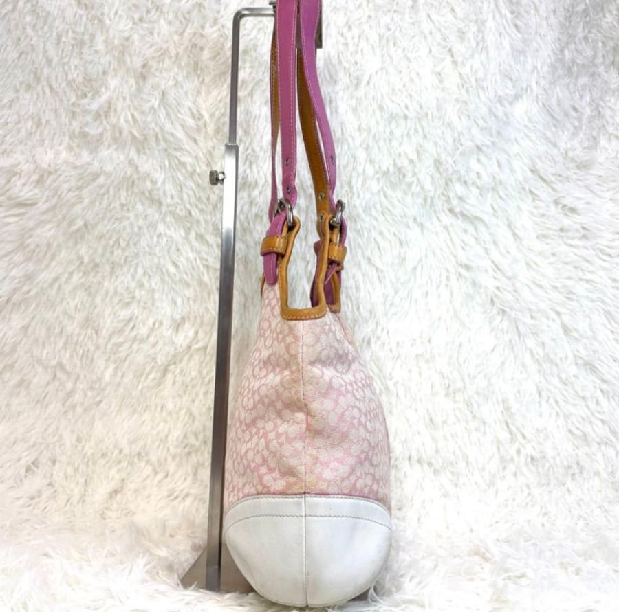 Pink tote coach y2k