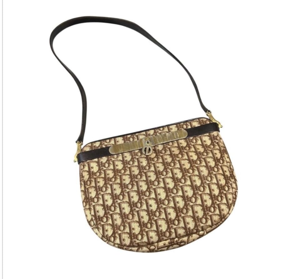 Christian Dior Trotter Shoulder Bag (80s)
