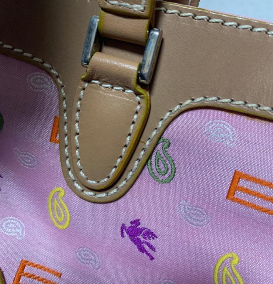Pink Etro handbag, tote bag