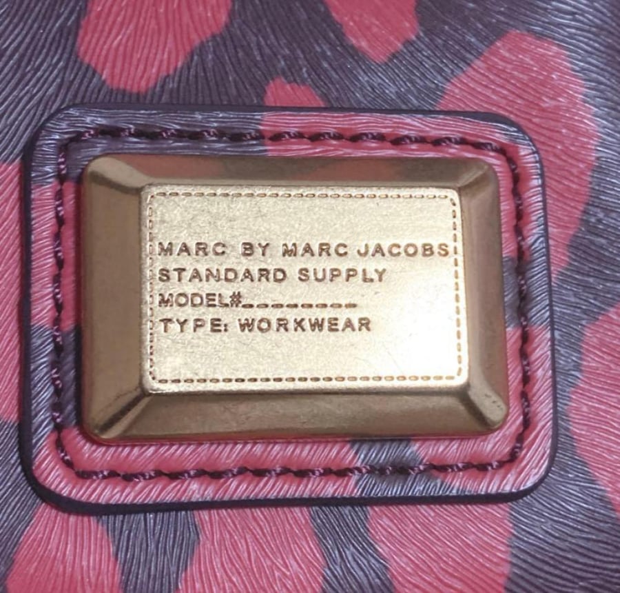 MARC BY MARC JACOBS rare color shoulder bag, leopard print y2k