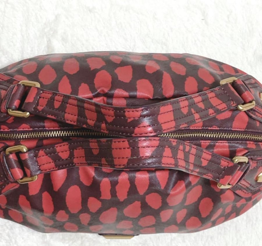 MARC BY MARC JACOBS rare color shoulder bag, leopard print y2k