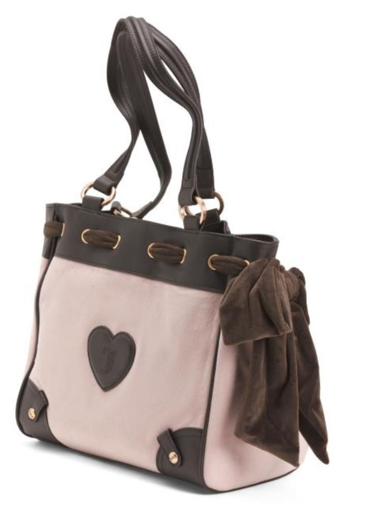 JUICY COUTURE crown velour tote (فوري محدود Discontinued)
