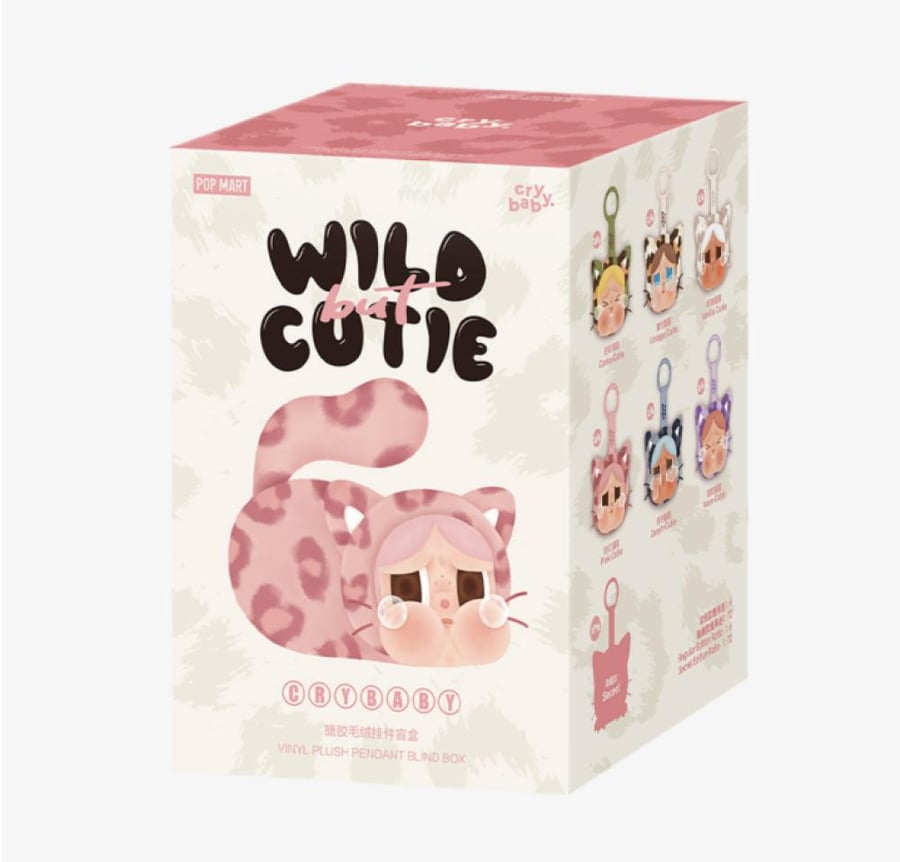 CRYBABY Wild but Cutie Series - Vinyl Plush Pendant Blind Box طلب مسبق ⭕️