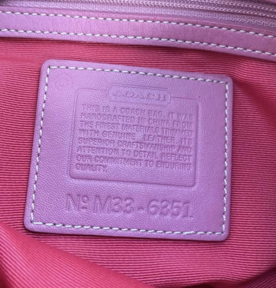 Coach y2k pink 2003-2004
