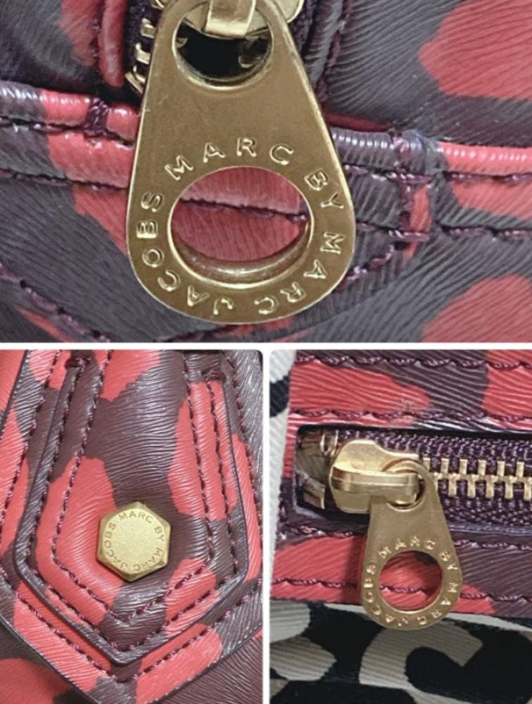 MARC BY MARC JACOBS rare color shoulder bag, leopard print y2k