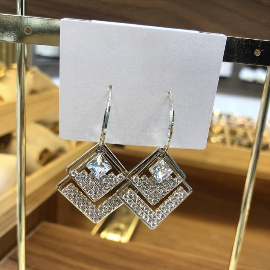 حلق Silver Frame –
