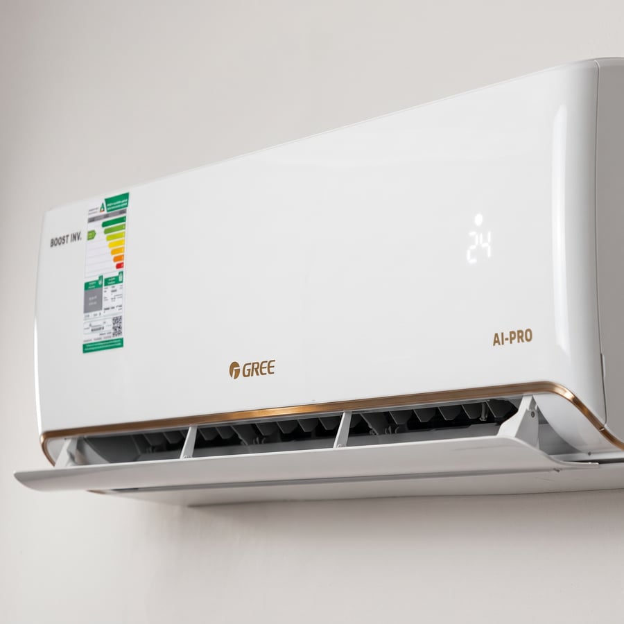 Gree مكيف سبليت جداري AI-PRO سعة 36,000 وحدة حرارية، حار/بارد، R32