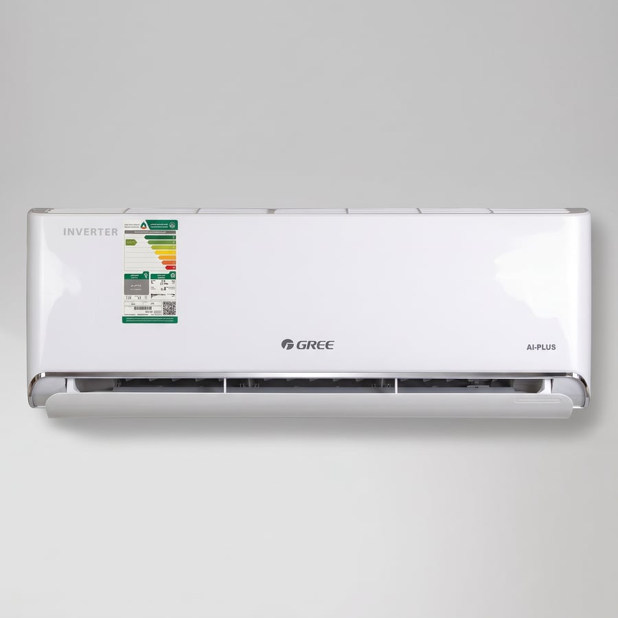 Gree مكيف سبليت جداري AI-PLUS سعة 36,000 وحدة حرارية، حار/بارد، R32