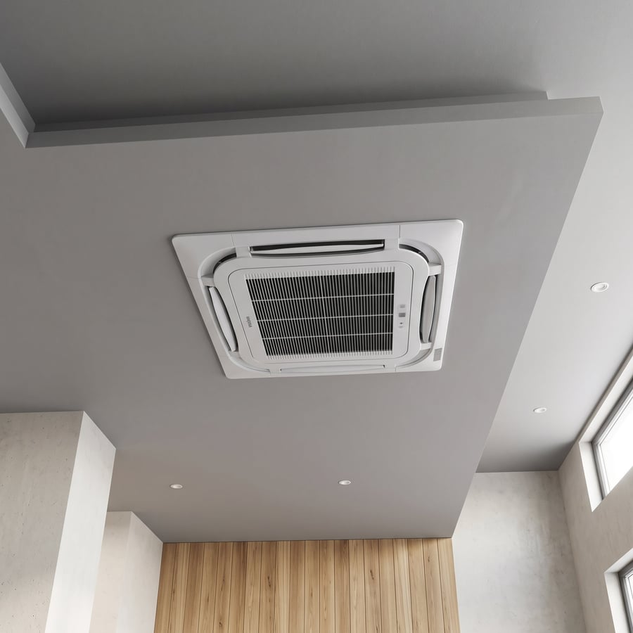 Gree مكيف كاسيت Cassette سعة 18,000 وحدة حرارية، حار/بارد، R32