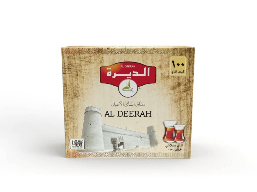 شاي الديرة سيلاني أسود علاقي 100 كيس