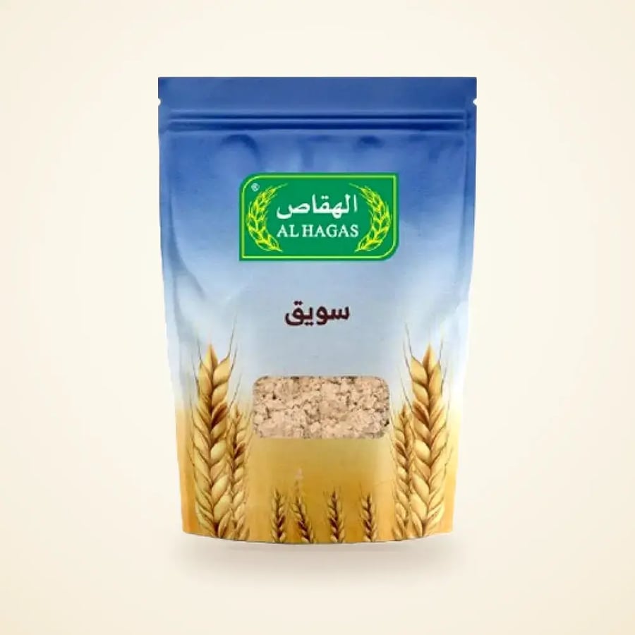 دخن بلدي محمص ناعم الهقاص سويق 1 كجم من المرواني للعطارة