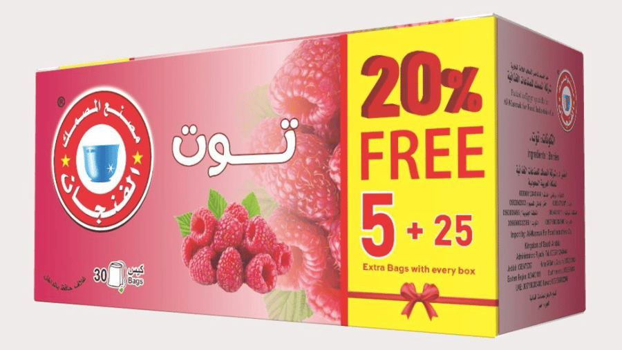 مشروب التوت المصمك 30 كيس