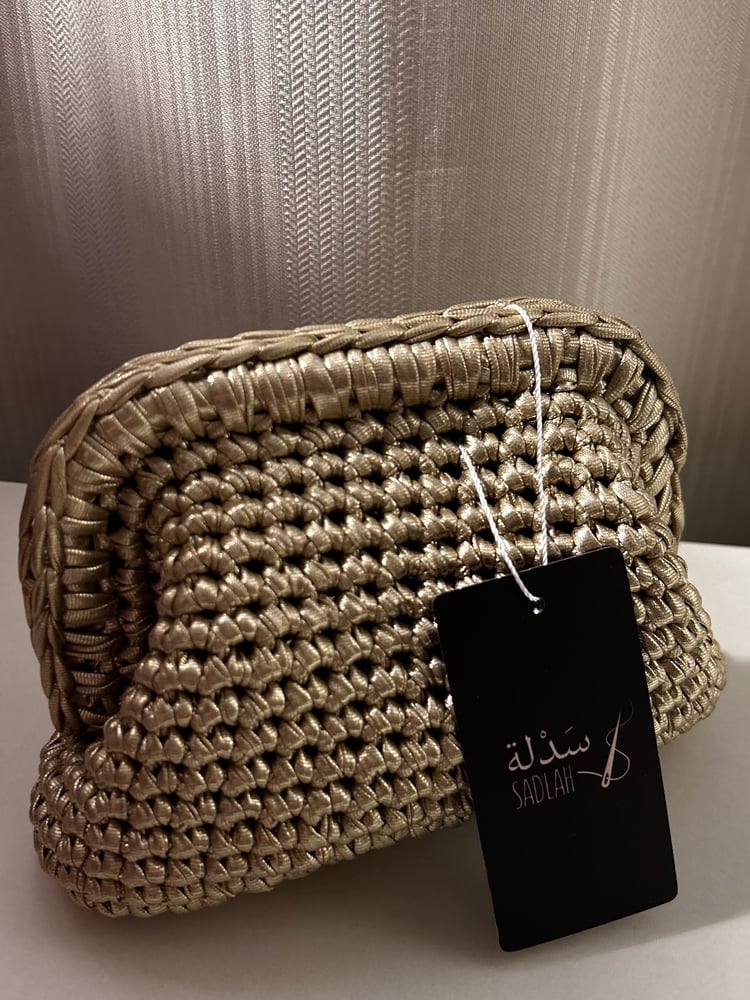 Mini gold clutch