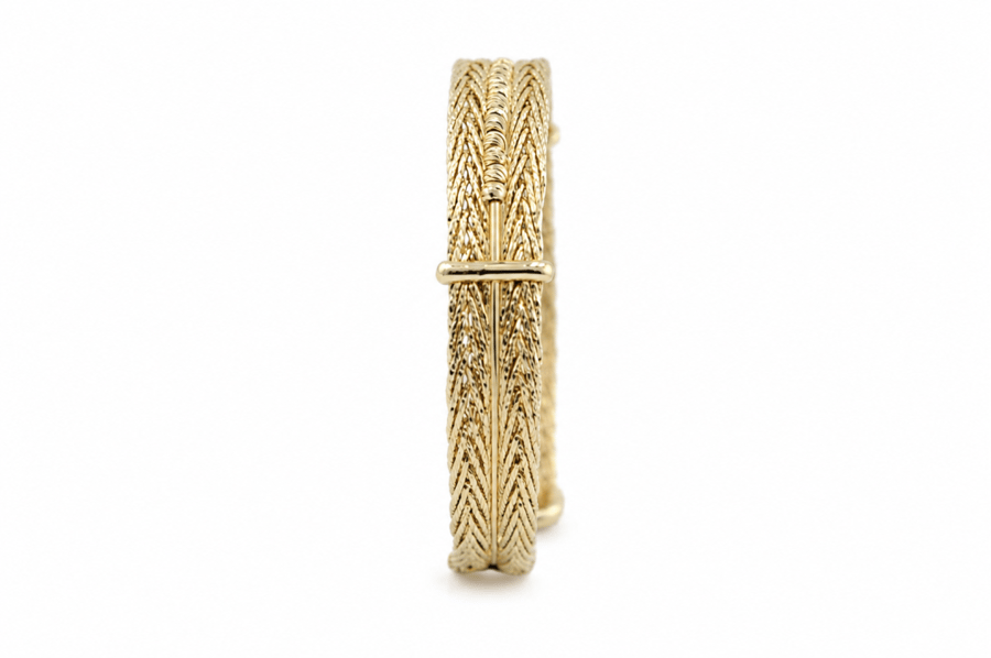 سوار Classic Woven Gold Cuff