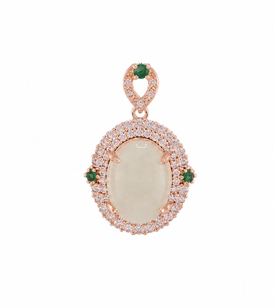تعليقة Elegant Oval Gemstone
