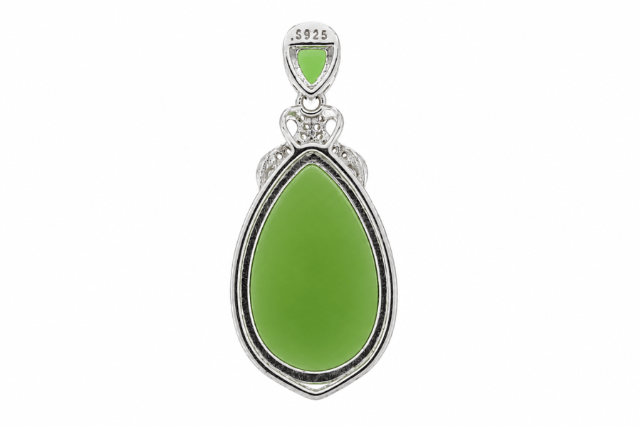 تعليقة ( فضي )Imperial Jade