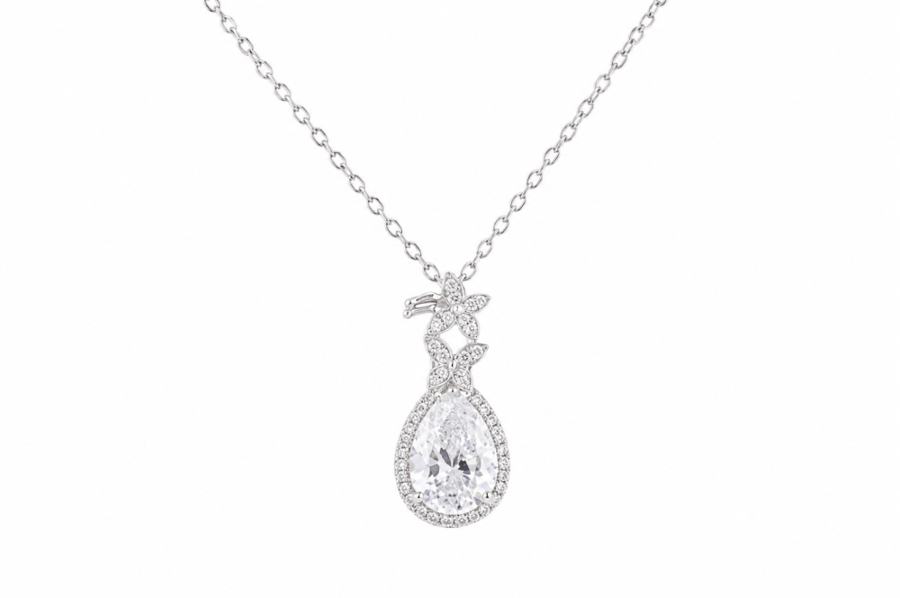 سلسال Butterfly Drop Crystal