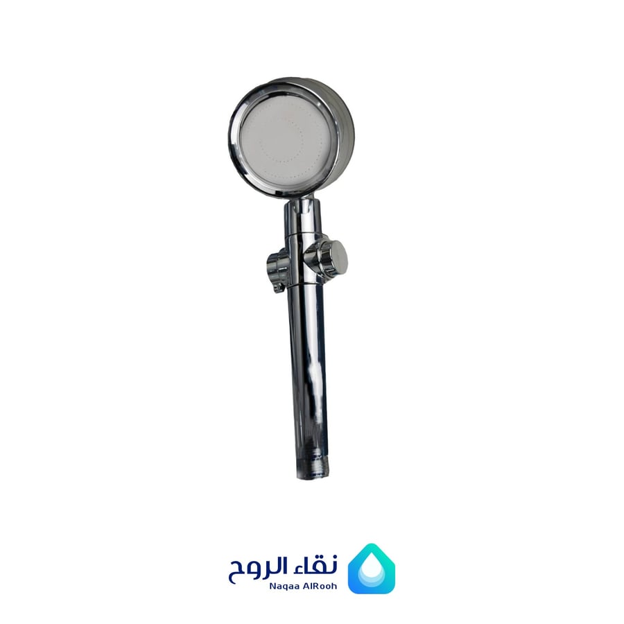 Shower filter with fan