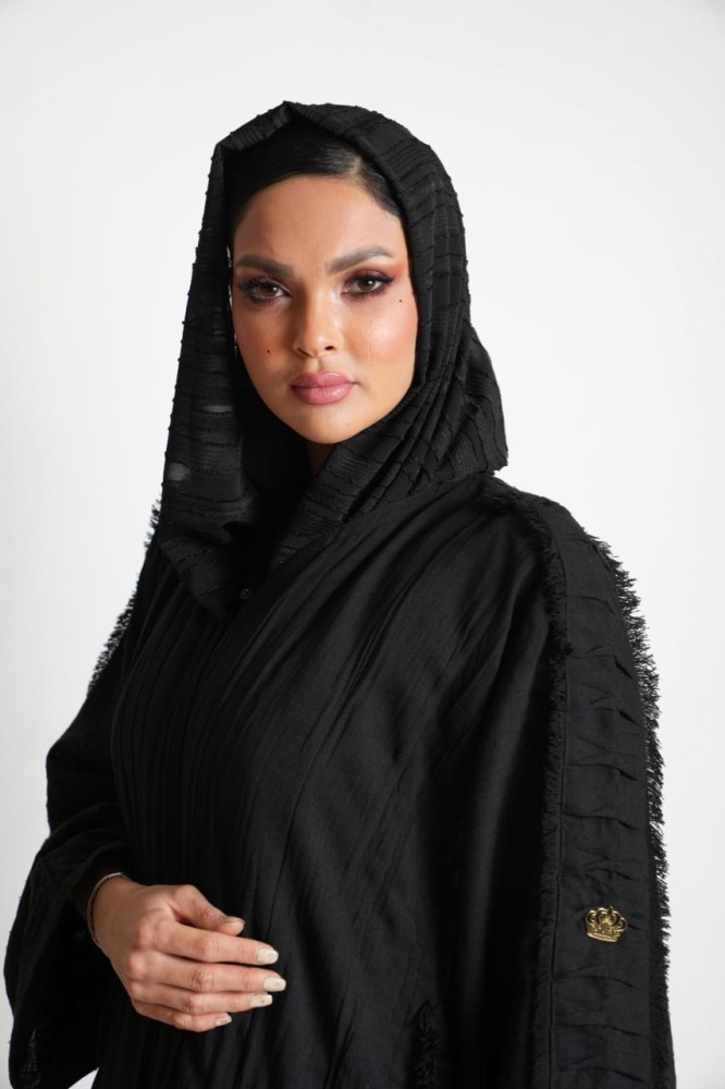 عباية مخلوط ياباني كريشة مميز بفيونكات