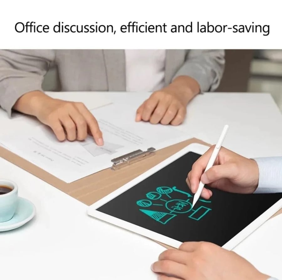 Xiaomi tablet writing LCD colorful version with pen size 13.5 inch - white