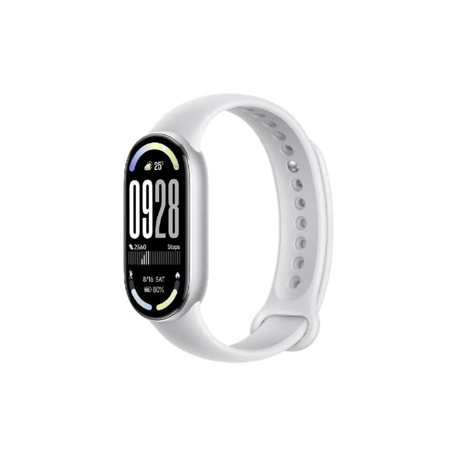 شاومي - سوار ذكي smart band 10 فضي
