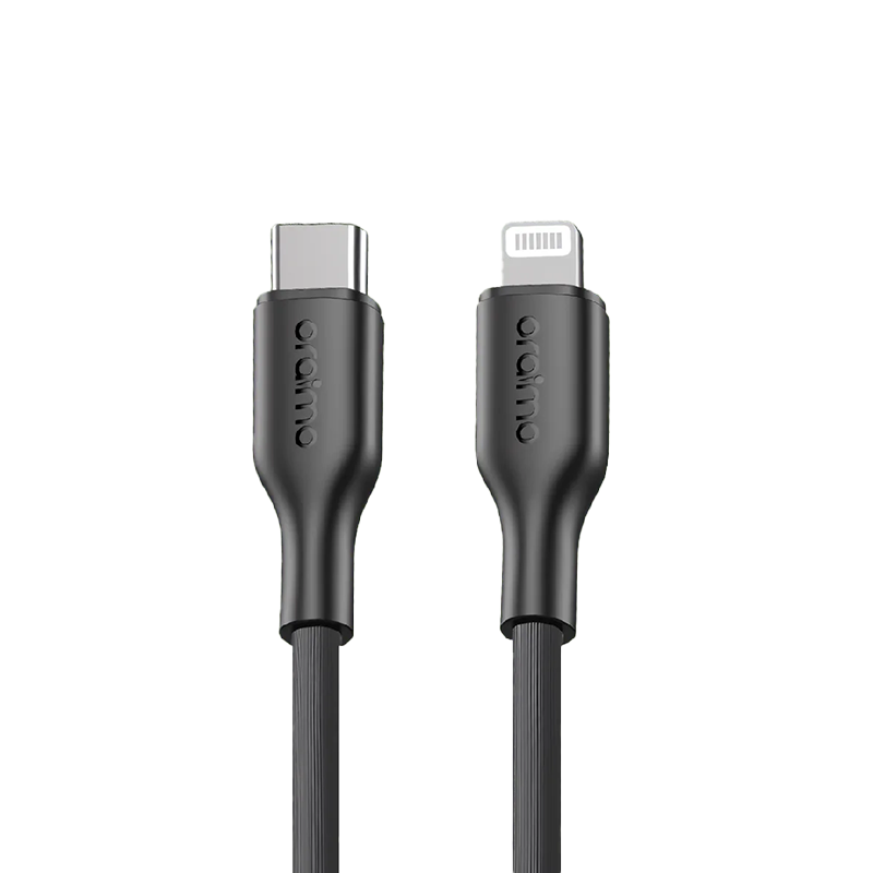 أورايمو كييبل شاحن روبوست لاين من USB-C إلى آيفون بطول 1 م وبقوة 30 واط - أسود