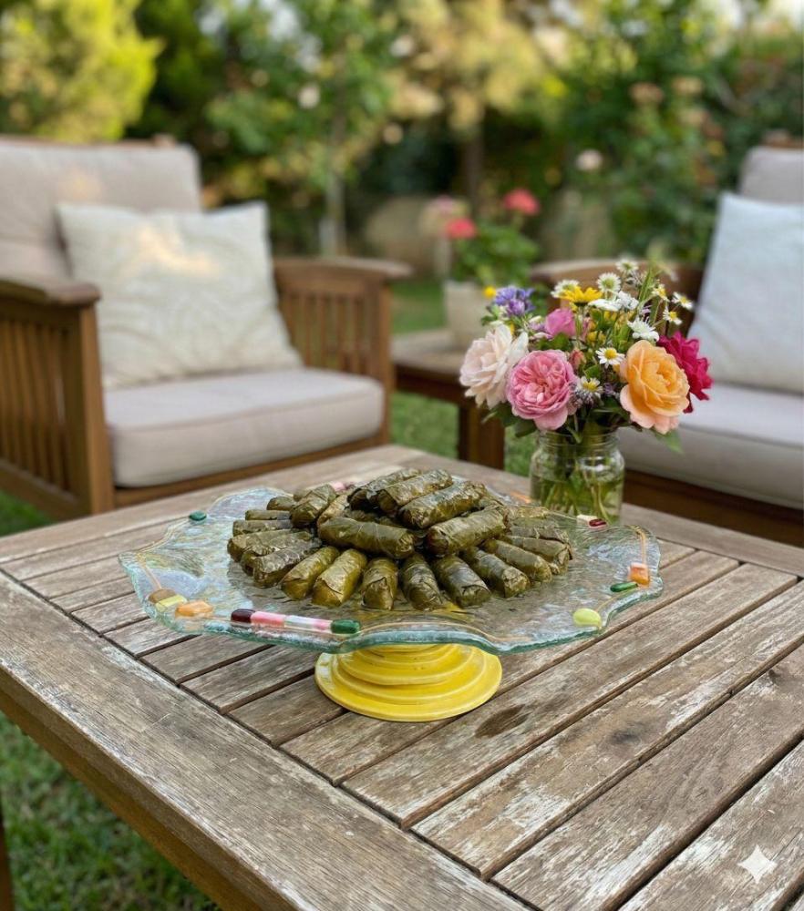 ستاند حلويات -Collection Chasse-yellow