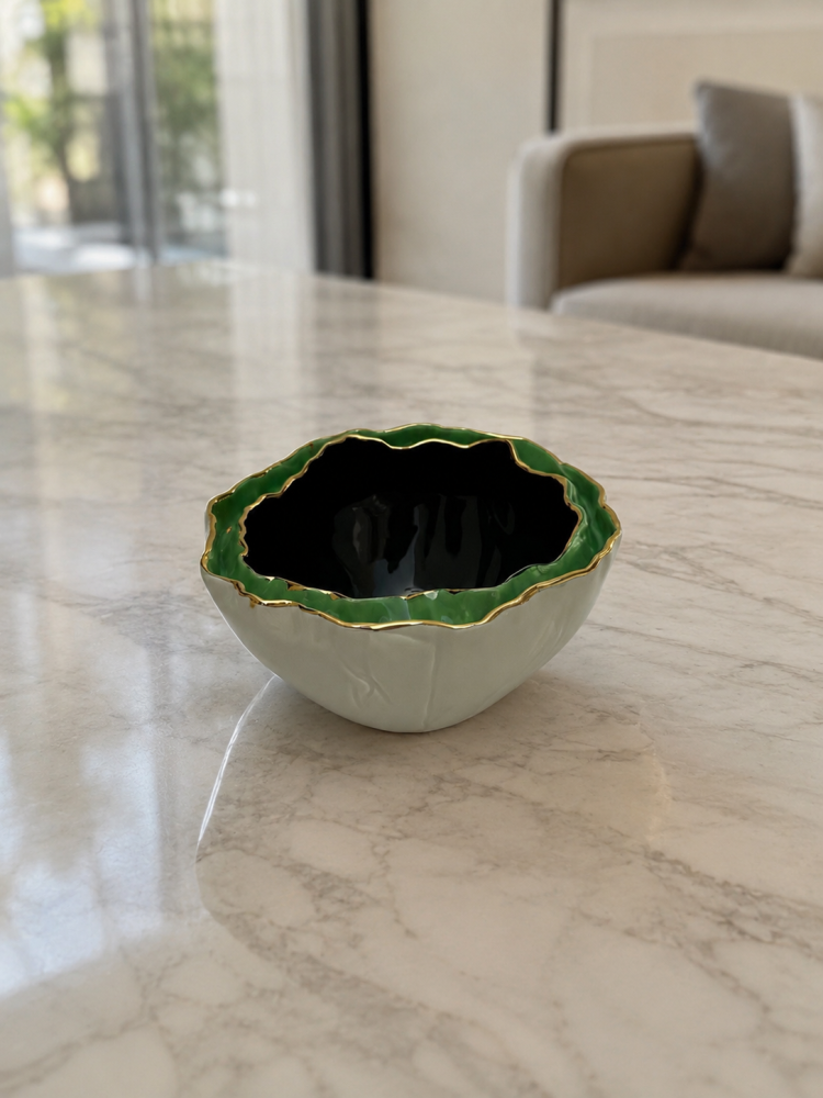 طبق أخضر فاتح -سيراميك 20cm