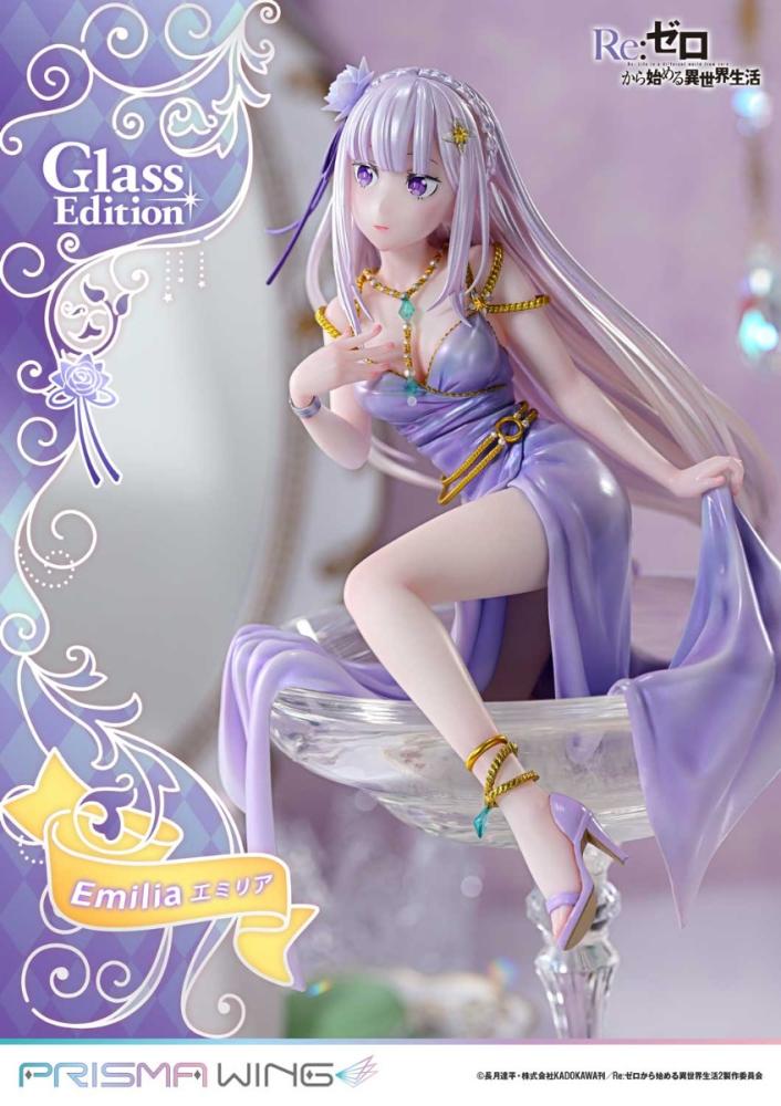 PRISMA WING Re:ZERO -Starting Life in Another World- Emilia: Glass Edition 1/7 Scale