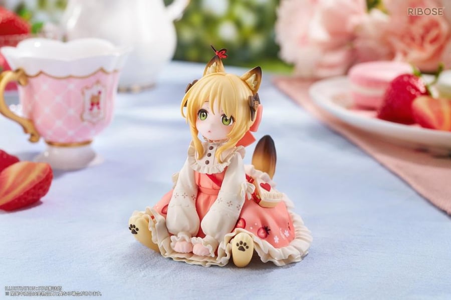 DLC Series "Tea Time Cats": "Orange Cat" Finished Figure