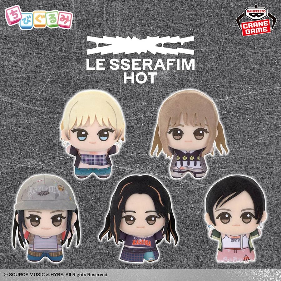 LE SSERAFIM HOT Chibi Plush Toy