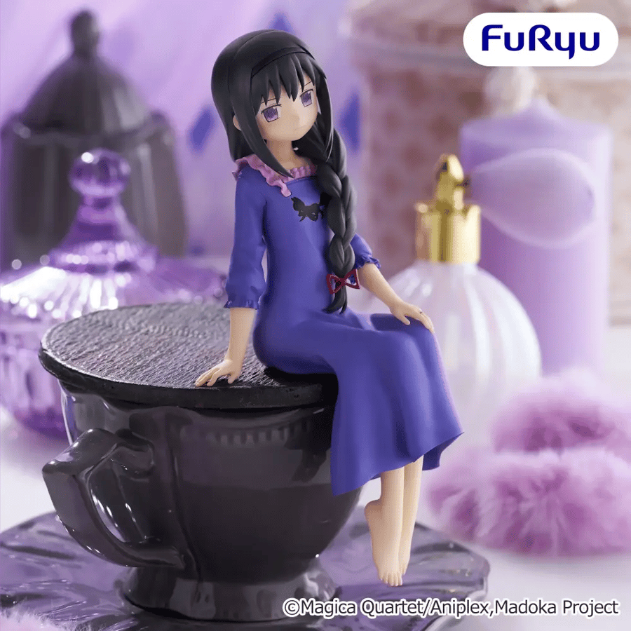 Puella Magi Madoka Magica Noodle Stopper Figure - Homura Akemi