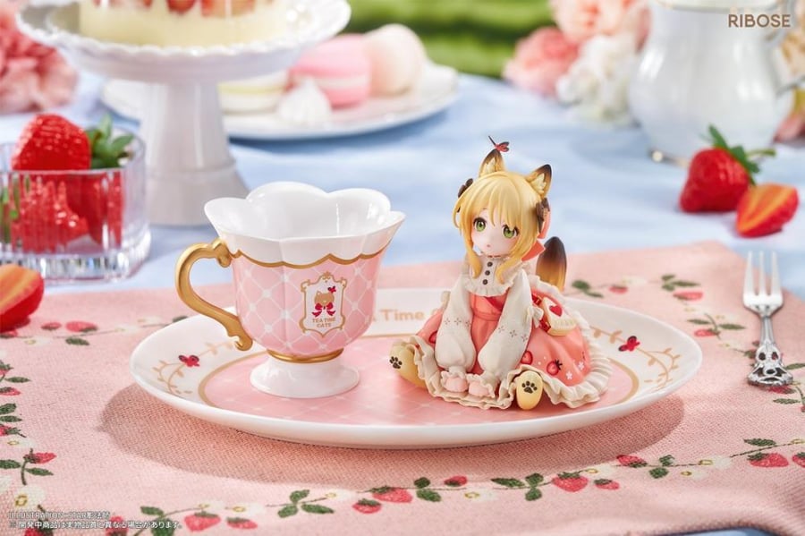 DLC Series "Tea Time Cats": "Orange Cat" Finished Figure
