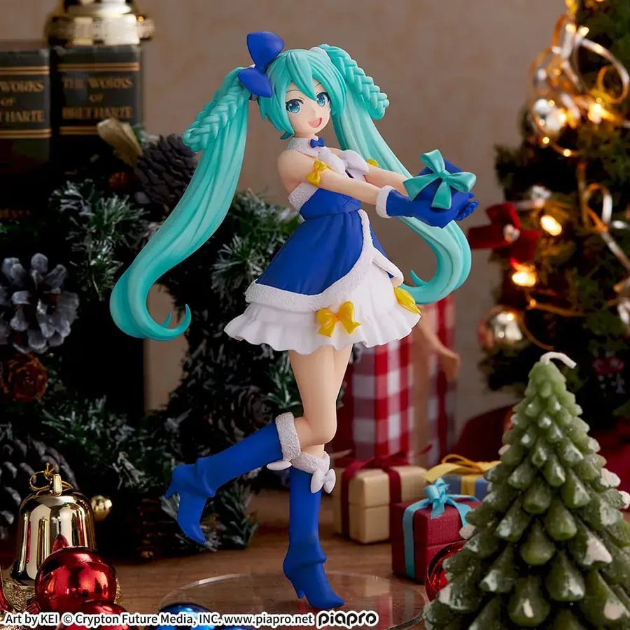 Hatsune Miku Series High Premium Figure “Hatsune Miku” Sapphire Christmas Ver.