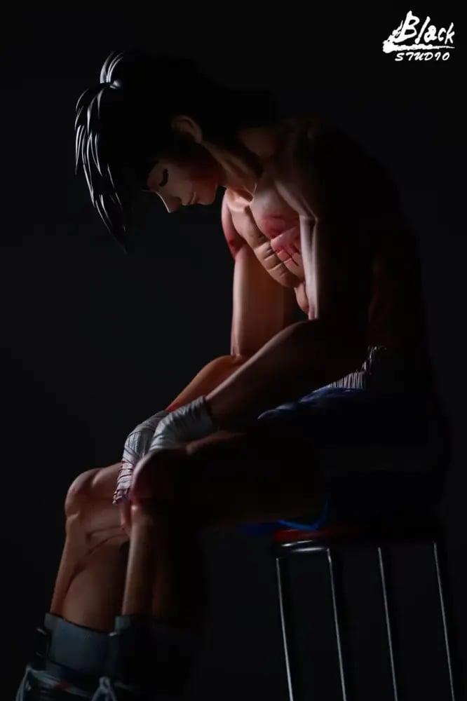 Black Studio Joe Yabuki (Tomorrow's Joe) Statue