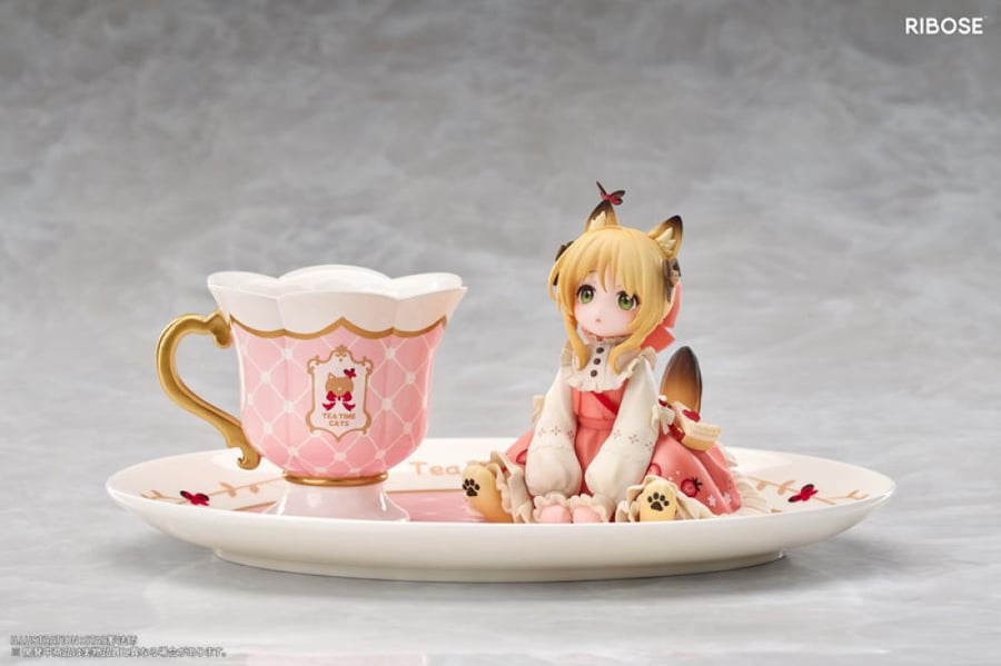 DLC Series "Tea Time Cats": "Orange Cat" Finished Figure
