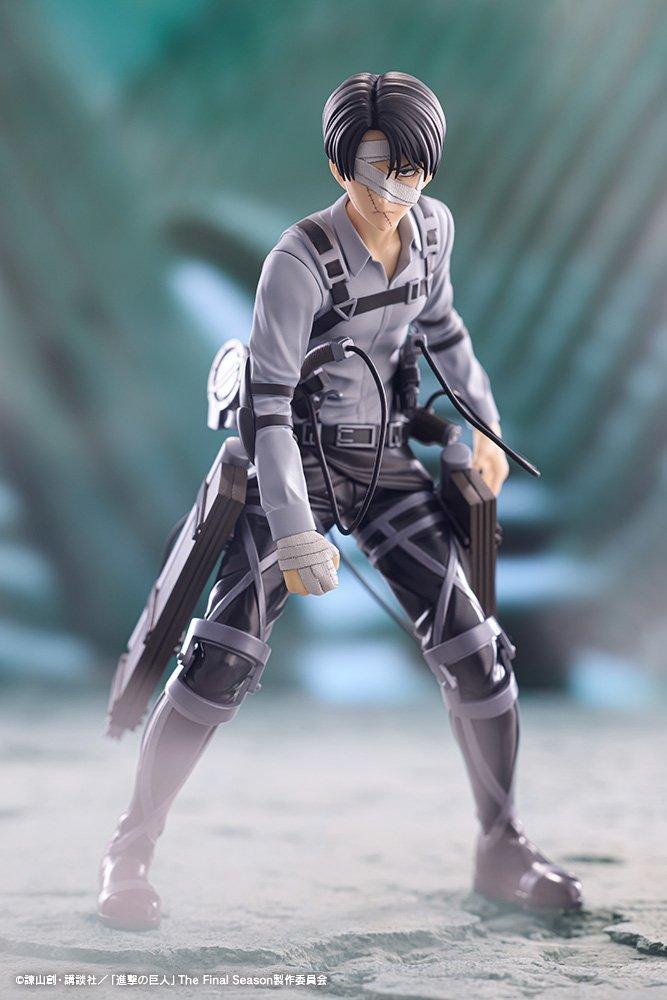 OSHI WORKS Attack on Titan The Final Season: Levi Ackerman (The Final Season Ver.) Pre-painted Figure